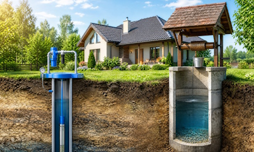Автономное водоснабжение загородного дома Белореченск: скважина или колодец 